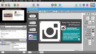 ProPresenter 6: Working with Social Media